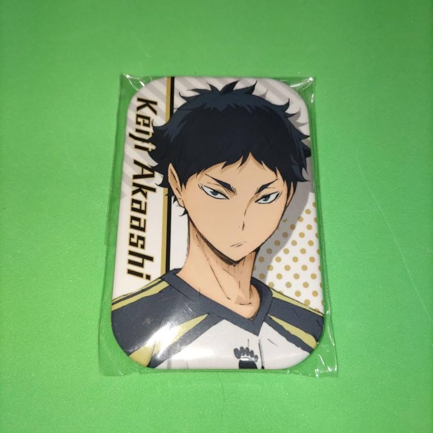 ②㉟ハイキュー 赤葦京治 まるかく缶バッジ